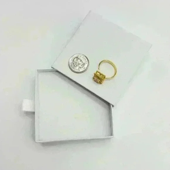 Silver Coated  Adjustable Butterfly Ring - Picture 2 of 4